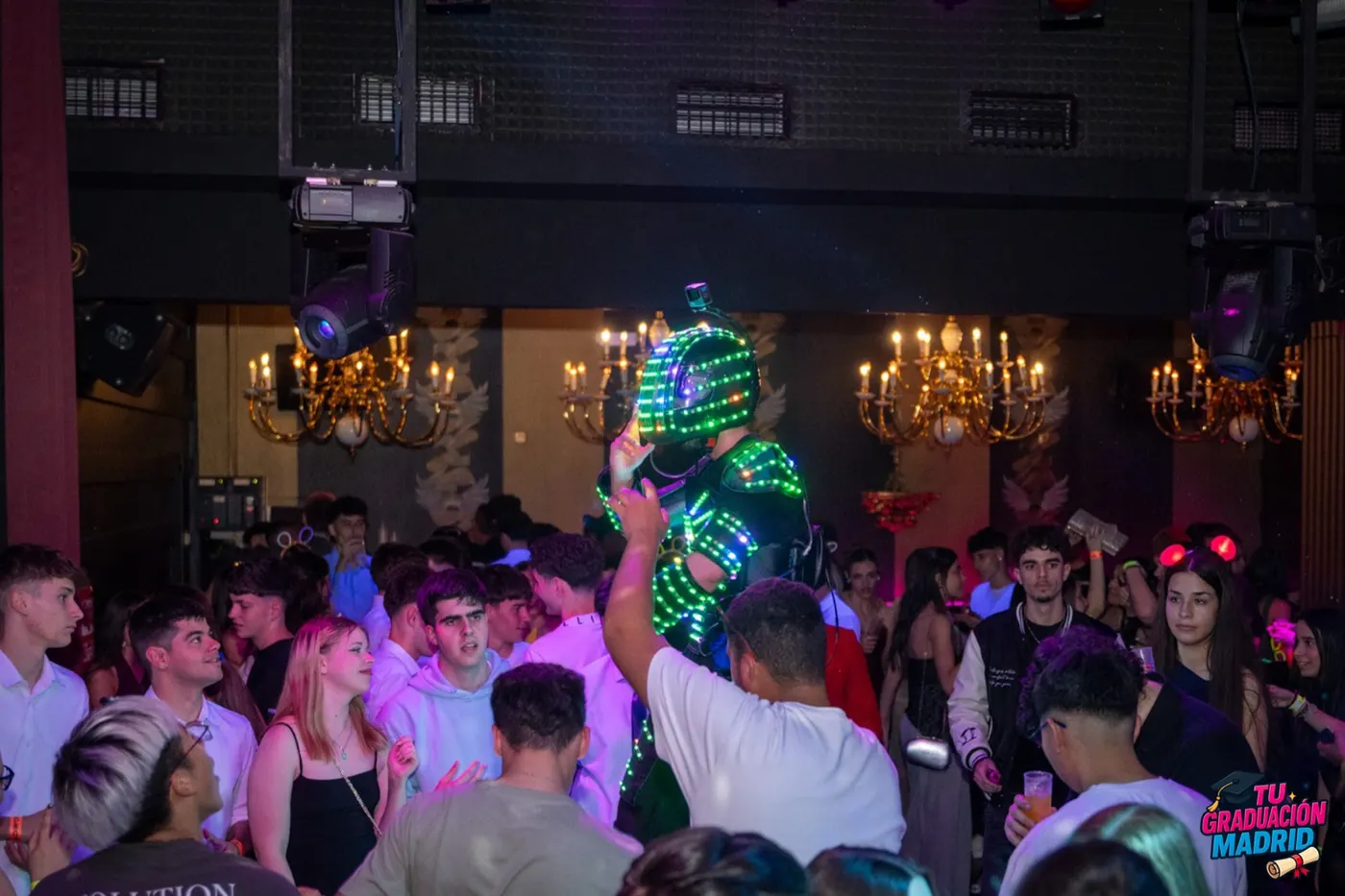Graduación en discoteca en Madrid